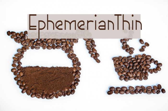 EphemerianThin Font examples