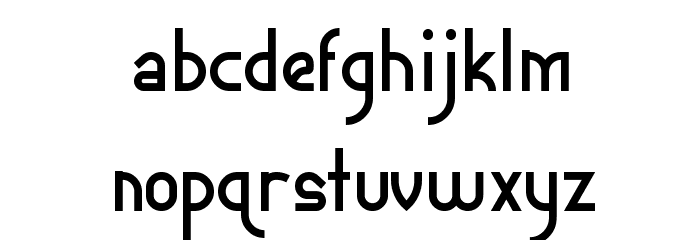 Ephemerian Font LOWERCASE