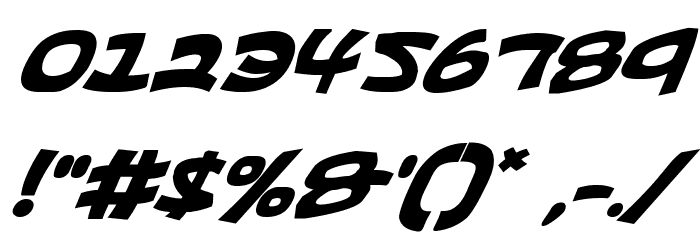 Ephesian Bold Italic Font OTHER CHARS