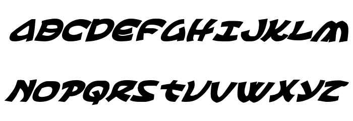 Ephesian Bold Italic Font LOWERCASE
