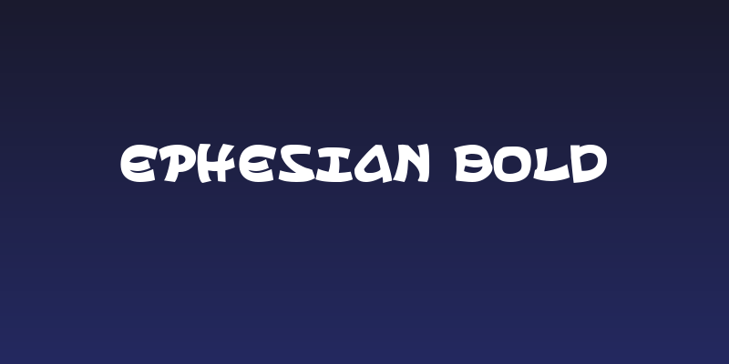 Ephesian Bold Social Header