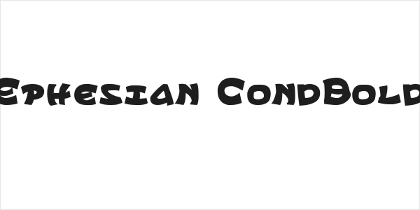 Ephesian CondBold Logo