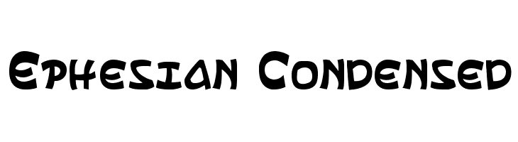 Ephesian Condensed  フリーフォントのダウンロード