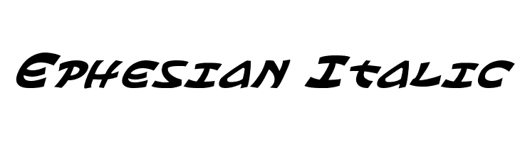 Ephesian Italic Fuentes