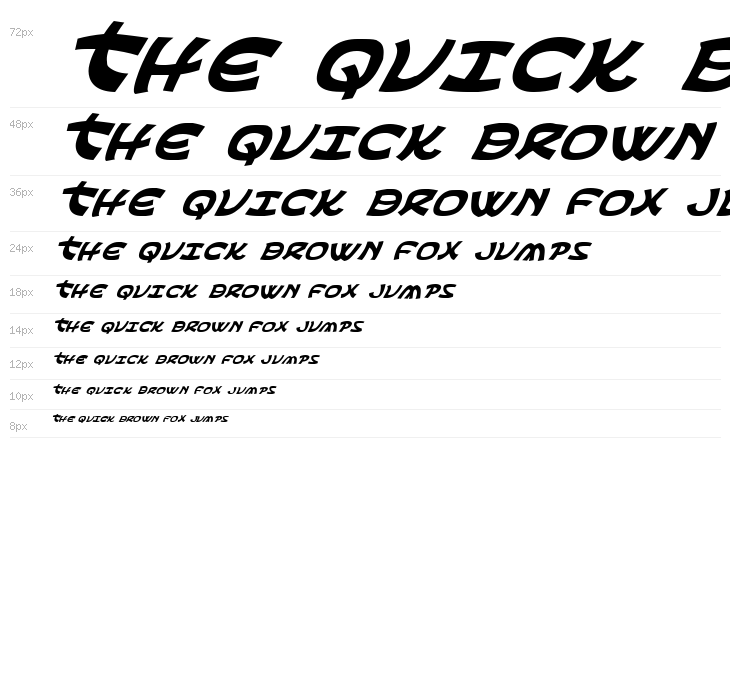 Ephesian Italic Waterfall