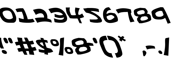 Ephesian Leftalic Font OTHER CHARS
