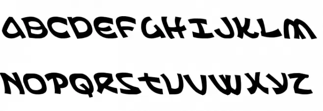 Ephesian Leftalic Fonte MAIÚSCULAS
