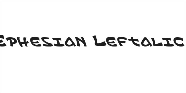 Ephesian Leftalic Logo