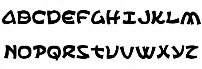 Ephesian Schriftart Groß