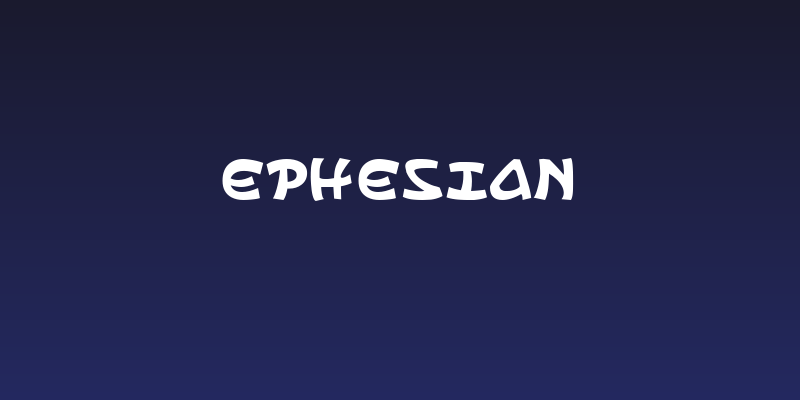 Ephesian Social Header