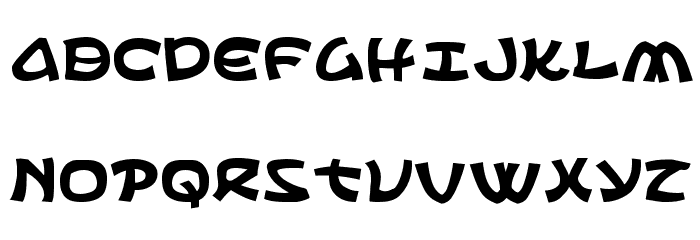 Ephesian Font LOWERCASE