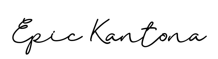 Epic Kantona  font caratteri gratis
