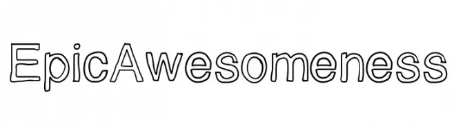 EpicAwesomeness  Free Fonts Download
