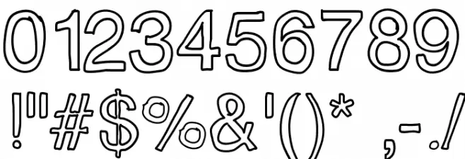 EpicAwesomeness Font OTHER CHARS