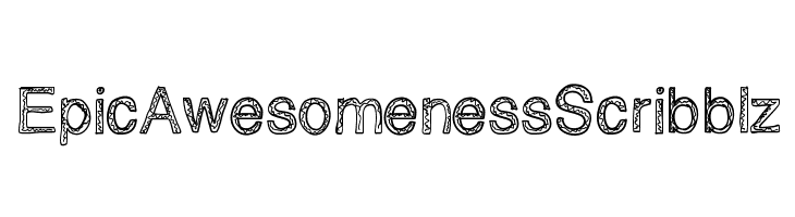 EpicAwesomenessScribblz  नि: शुल्क फ़ॉन्ट्स डाउनलोड