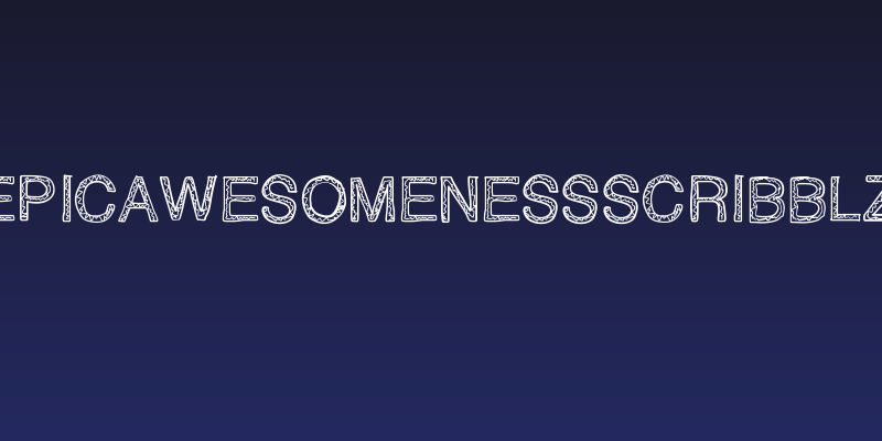 EpicAwesomenessScribblz Social Header