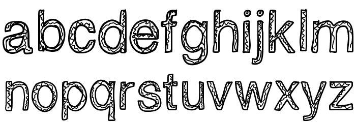 EpicAwesomenessScribblz Font LOWERCASE