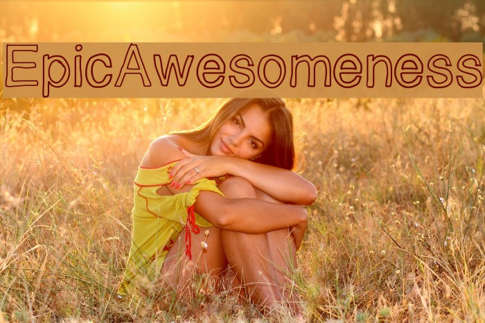 EpicAwesomeness Fonte examples