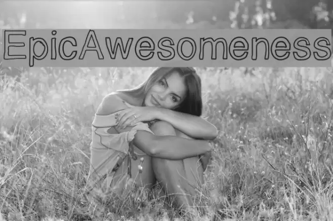 EpicAwesomeness Font examples