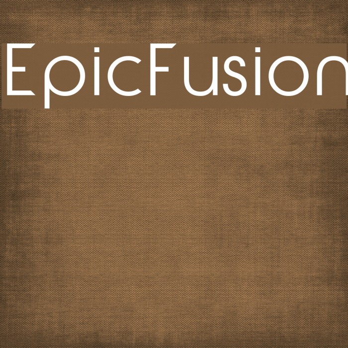 EpicFusion Example 1
