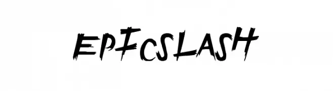 EpicSlash  Frei Schriftart Herunterladen