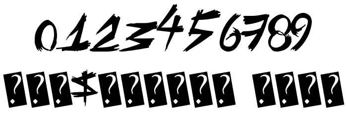 EpicSlash Font OTHER CHARS