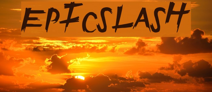 EpicSlash Font examples