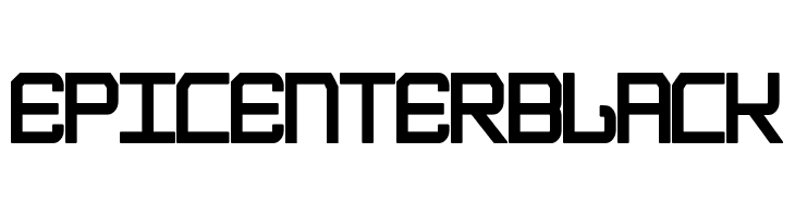 EpicenterBlack  Скачать бесплатные шрифты