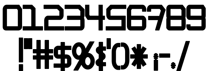 EpicenterBlack Font OTHER CHARS