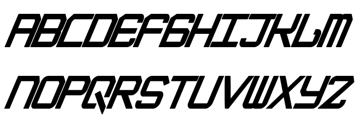 EpicenterBlackItalic Font Litere mici