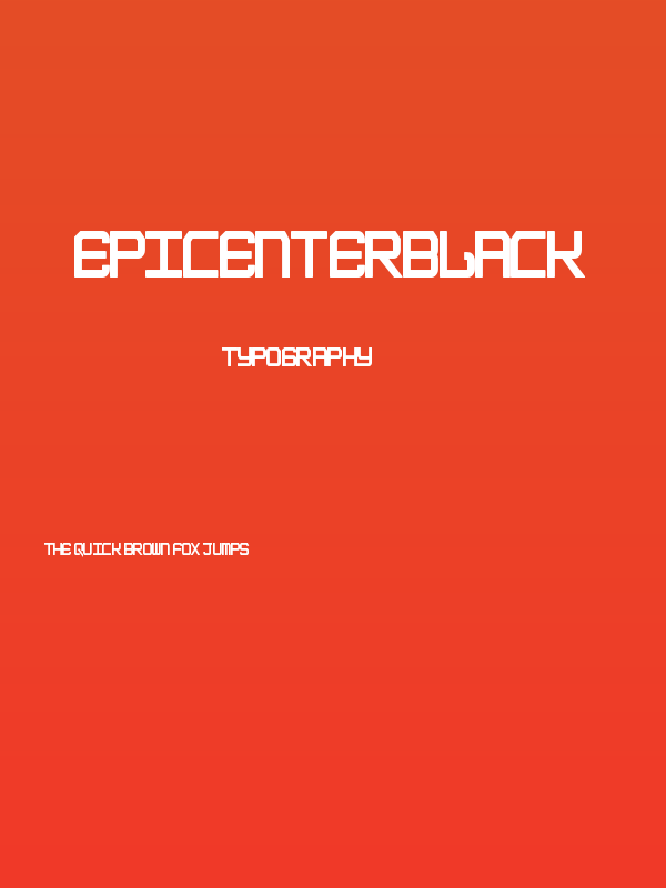 EpicenterBlack Poster