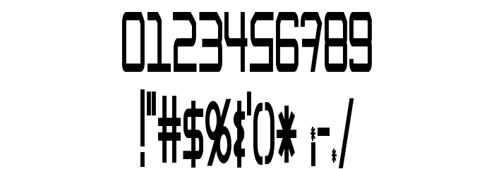 EpicenterBoldThin Font OTHER CHARS