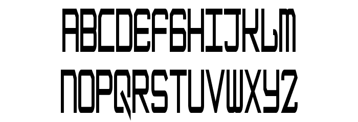 EpicenterBoldThin Font LOWERCASE