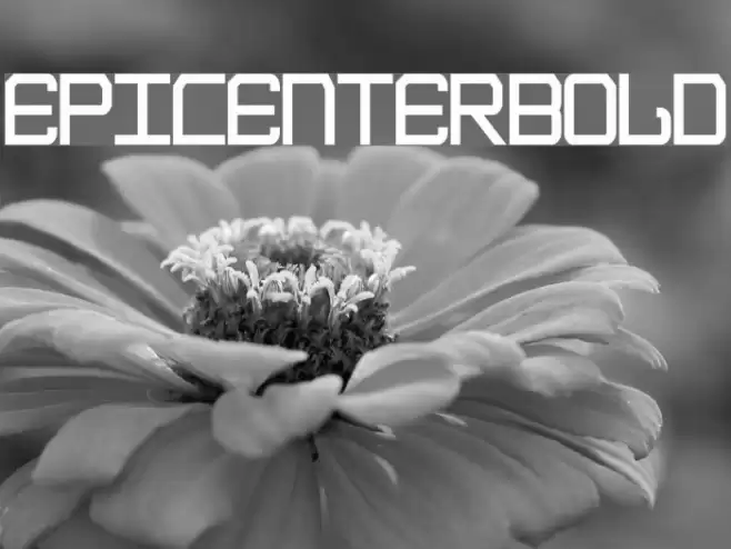 EpicenterBold Font examples