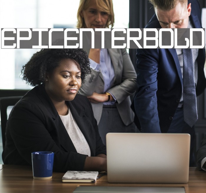 EpicenterBold Font examples