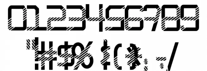 EpicenterDisco Font OTHER CHARS