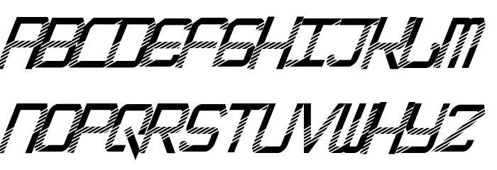 EpicenterDiscoItalic Font LOWERCASE