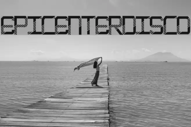 EpicenterDisco Font examples
