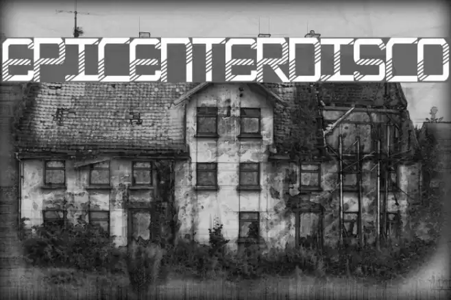 EpicenterDisco Font examples