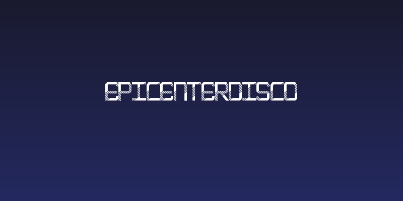 EpicenterDisco Social Header
