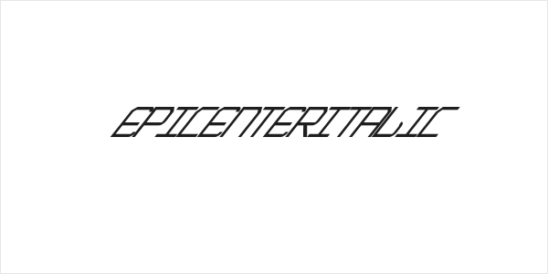 EpicenterItalic Logo