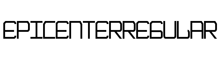 EpicenterRegular  Fuentes Gratis Descargar