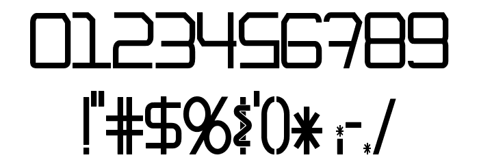 EpicenterRegular Font Alte caractere