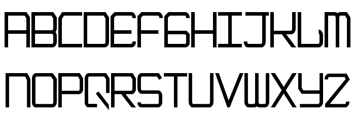 EpicenterRegular Font Litere mici