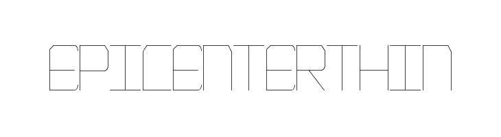 EpicenterThin  font caratteri gratis