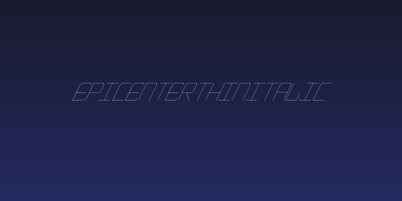 EpicenterThinItalic Social Header