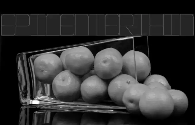 EpicenterThin Font examples