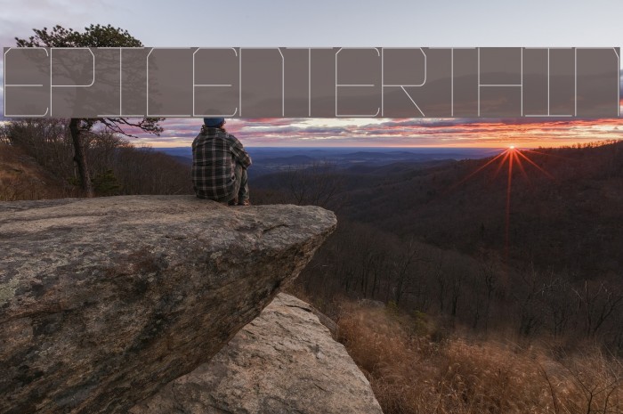 EpicenterThin Font examples
