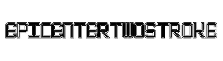 EpicenterTwoStroke Font