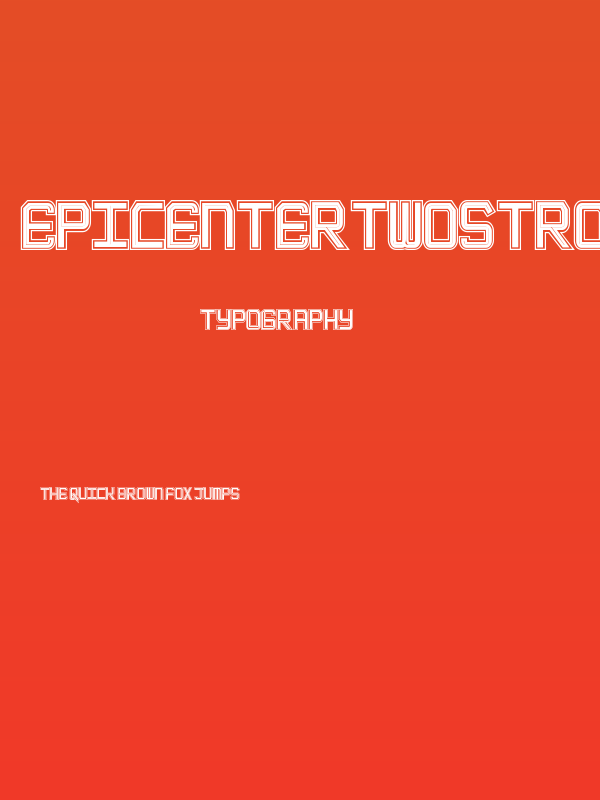 EpicenterTwoStroke Poster
